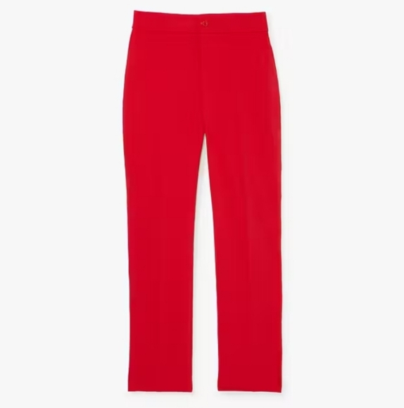 NWOT KATE SPADE RED CROPPED PANTS - Picture 1 of 5